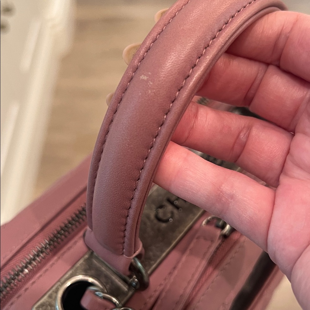 Chanel Trendy CC Top Handle Bowling Bag Quilted Medium Mauve Pink Lilac - Picture 4 of 17